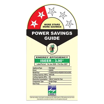 321548_4_NE5wqmSSj Daikin 1.5 Ton 2 Star Inverter Split AC Copper Condenser (FTQ50XV16VCA)